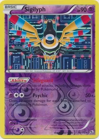 Legendary Treasures Sigilyph #66/113 reverse holo